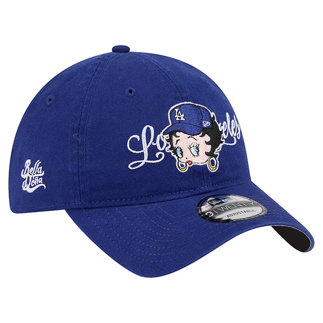 海外取寄 ニューエラ キャップ 9TWENTY ロサンゼルス ドジャース ベラ ドーニャ BETTY BOOP STRAPBACK CAP ROYAL BLUE