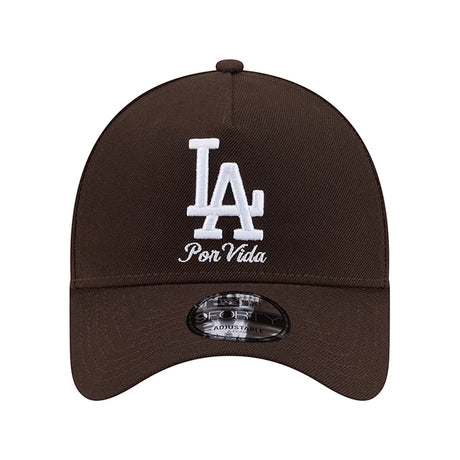 海外取寄 ニューエラ キャップ 9FORTY スナップバック ロサンゼルス ドジャース ベラ ドーニャ POR VIDA A-FRAME SNAPBACK CAP BROWN