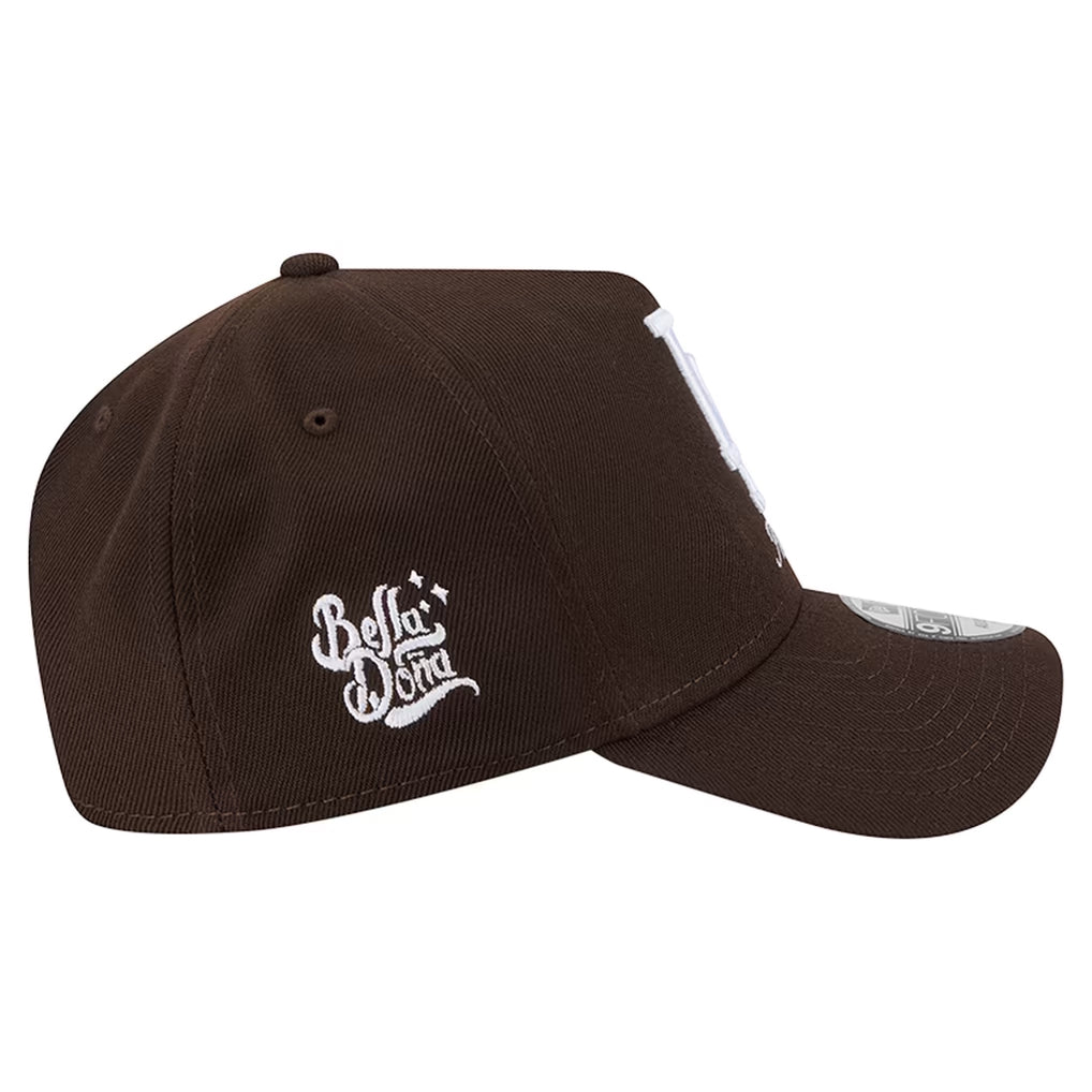 海外取寄 ニューエラ キャップ 9FORTY スナップバック ロサンゼルス ドジャース ベラ ドーニャ POR VIDA A-FRAME SNAPBACK CAP BROWN