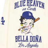 海外取寄 ニューエラ スウェットシャツ ロサンゼルス ドジャース ベラ ドーニャ BETTY BOOP BLUE HEAVEN SWEATSHIRT WHITE