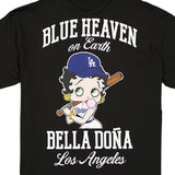 海外取寄 ニューエラ Tシャツ ロサンゼルス ドジャース ベラ ドーニャ BETTY BOOP BLUE HEAVEN T-SHIRT BLACK
