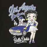 海外取寄 女性用 ニューエラ Tシャツ ロサンゼルス ドジャース ベラ ドーニャ WOMEN'S BETTY BOOP CAR T-SHIRT BLACK