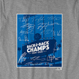 海外取寄 ロサンゼルス ドジャース Tシャツ BACK TO BACK T-SHIRT GREY