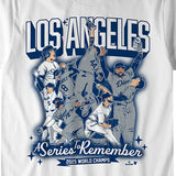 海外取寄 ロサンゼルス ドジャース Tシャツ A SERIES TO REMEMBER T-SHIRT WHITE