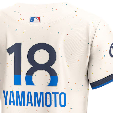 海外取寄 山本由伸モデル 女性用 NIKE ナイキ レプリカユニフォーム ロサンゼルス ドジャース MLB WOMEN'S 2024 CITY CONNECT LIMITED PLAYER REPLICA COOL BASE JERSEY CREAM