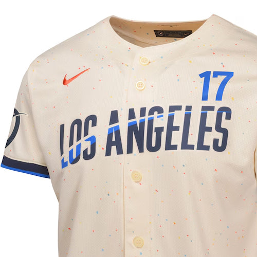 海外取寄 大谷翔平モデル 子供用 NIKE ナイキ リミテッドレプリカユニフォーム ロサンゼルス ドジャース MLB YOUTH 2024 CITY CONNECT LIMITED PLAYER REPLICA COOL BASE JERSEY CREAM