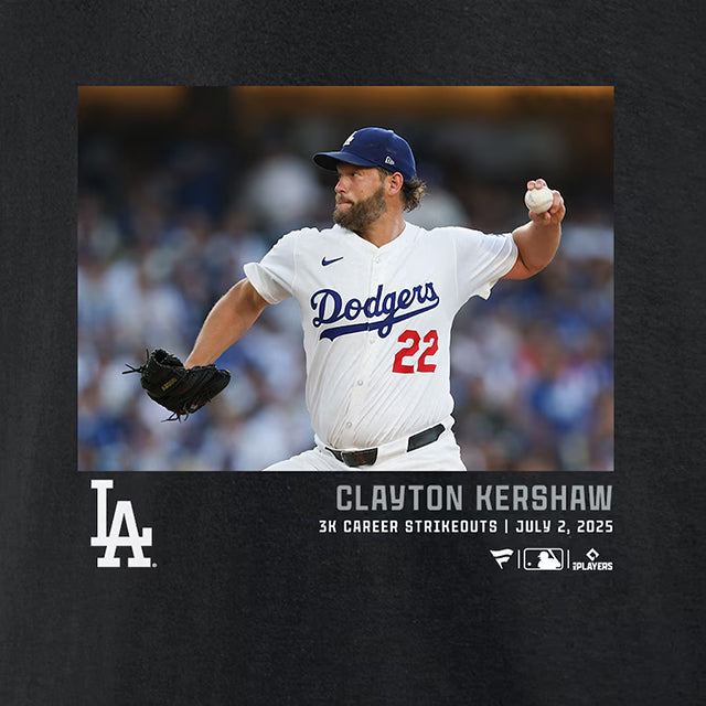 クレイトン カーショウモデル 海外取寄 MLB 3,000奪三振記念Tシャツ