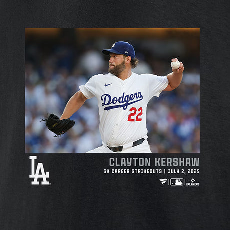 クレイトン カーショウモデル 海外取寄 MLB 3,000奪三振記念Tシャツ