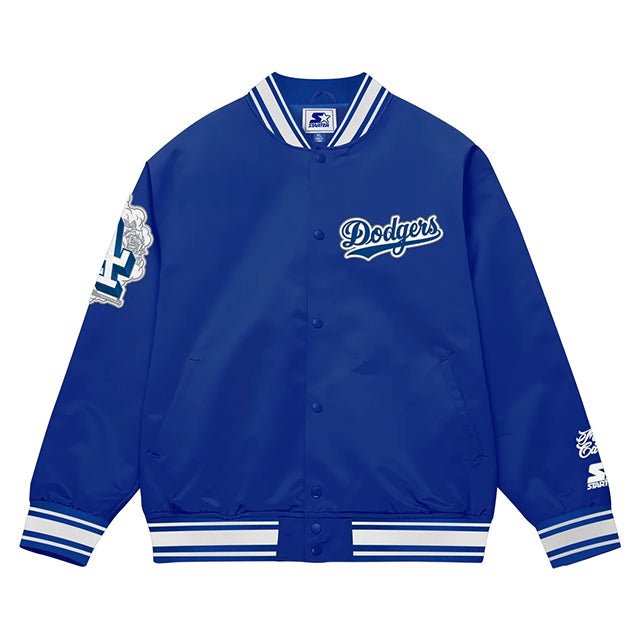 ロサンゼルス ドジャース 海外取寄 スターター ジャケット MISTER CARTOON JACKET ROYAL BLUE