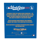 2025 ワールドシリーズチャンピオン ロサンゼルス ドジャース 海外取寄 マスク MISTER CARTOON CROWN MASK STADIUM EDITION 2025 WORLD SERIES CHAMPIONS WHITE
