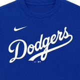 山本由伸モデル Tシャツ 海外取寄 ロサンゼルス ドジャース MISTER CARTOON NAME&NUMBER T-SHIRT ROYAL BLUE