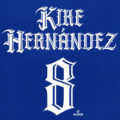 キケ ヘルナンデスモデル Tシャツ 海外取寄 ロサンゼルス ドジャース MISTER CARTOON NAME&NUMBER T-SHIRT ROYAL BLUE