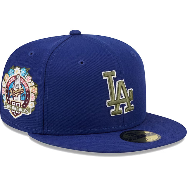 ニューエラ 59FIFTY ロサンゼルス ドジャース BOTANICAL SIDE-PATCH ROYAL BLUE