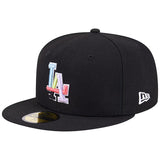 ニューエラ 59FIFTY ロサンゼルス ドジャース MULTI-COLOR PACK SIDE-PATCH BLACK