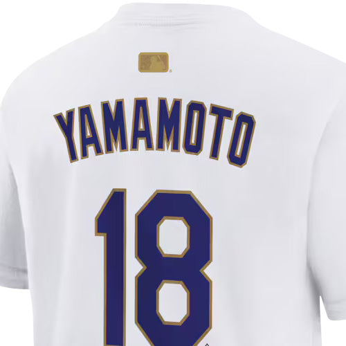 2026 ゴールドコレクション 山本由伸モデル 子供用 NIKE Tシャツ ロサンゼルス ドジャース