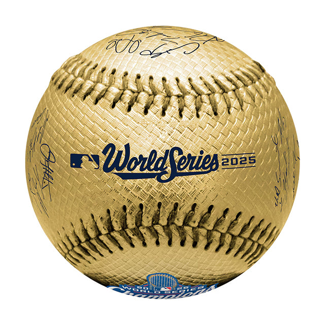 2025 ワールドシリーズチャンピオンモデル サインプリント記念ボール GOLD