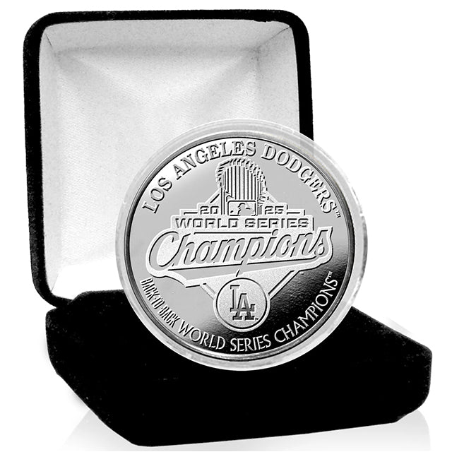 2025 ワールドシリーズチャンピオンモデル 海外取寄 記念コイン ロサンゼルス ドジャース HIGHLAND MINT SILVER COIN