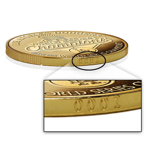 2025 ワールドシリーズチャンピオンモデル 海外取寄 記念コイン ロサンゼルス ドジャース GOLD COIN