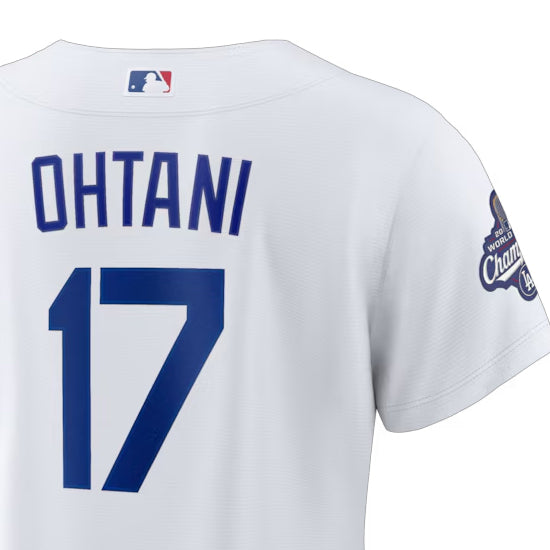 大谷翔平モデル 2025 ワールドシリーズチャンピオン 海外取寄 ナイキ 女性用 レプリカユニフォーム ロサンゼルス ドジャース