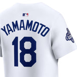 山本由伸モデル 2025 ワールドシリーズチャンピオン 海外取寄 NIKE ユニフォーム リミテッドジャージ ロサンゼルス ドジャース