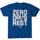 山本由伸モデル 海外取寄 ロサンゼルス ドジャース Tシャツ ZERO DAYS REST T-SHIRT ROYAL BLUE