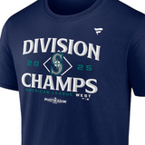 2025 アメリカンリーグ西地区チャンピオン ロッカールームモデル 海外取寄 Tシャツ シアトル マリナーズ MLB 2025 AL WEST DIVISION CHAMPIONS LOCKER ROOM T-SHIRTS NAVY