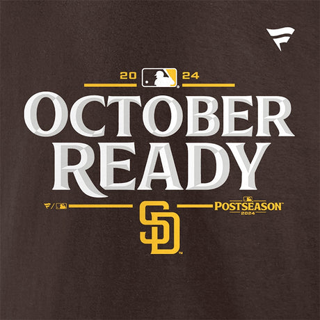 2024 ポストシーズン ロッカールームモデル 海外取寄 Tシャツ サンディエゴ パドレス POSTSEASON LOCKER ROOM T-SHIRT BROWN