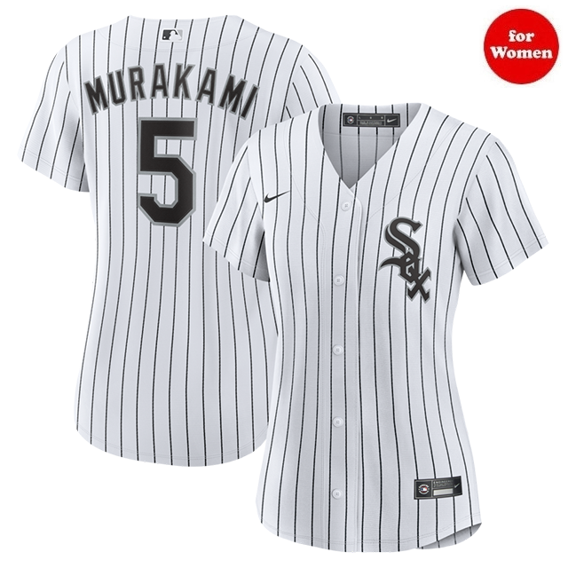 海外取寄 村上宗隆モデル 女性用 NIKE ナイキ レプリカユニフォーム シカゴ ホワイトソックス MLB WOMEN'S HOME REPLICA COOL BASE JERSEY WHITE