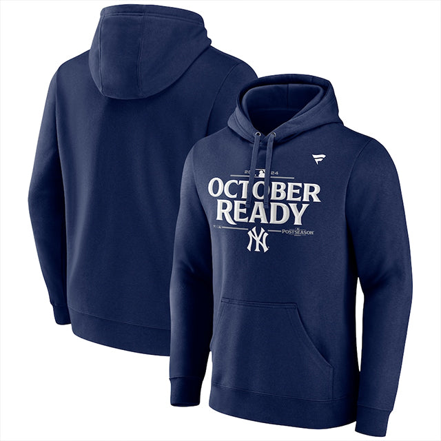 2024 ポストシーズン ロッカールームモデル 海外取寄 プルオーバーフーディー ニューヨーク ヤンキース POSTSEASON LOCKER ROOM PULL OVER HOODIE NAVY