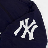 ファナティクス ジャケット ニューヨーク ヤンキース FANATICS STANDARD LOGO SATIN JACKET NAVY