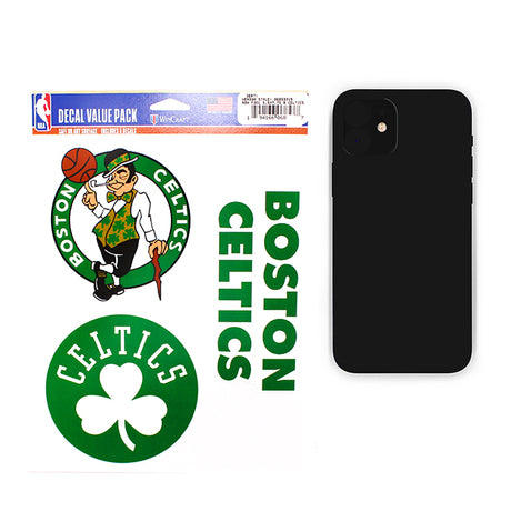 ウィンクラフト ステッカー ボストン セルティックス NBA PERFECT CUT DECAL 3 PACK