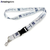 ウィンクラフト ランヤード ニューヨーク ヤンキース MLB DETACHABLE BUCKLE LANYARD WHITE PINSTRIPE