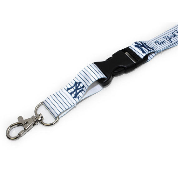 ウィンクラフト ランヤード ニューヨーク ヤンキース MLB DETACHABLE BUCKLE LANYARD WHITE PINSTRIPE