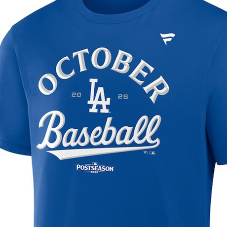 2025 ポストシーズンモデル 海外取寄 Tシャツ ロサンゼルス ドジャース MLB 2025 POSTSEASON LOCKER ROOM T-SHIRTS ROYAL