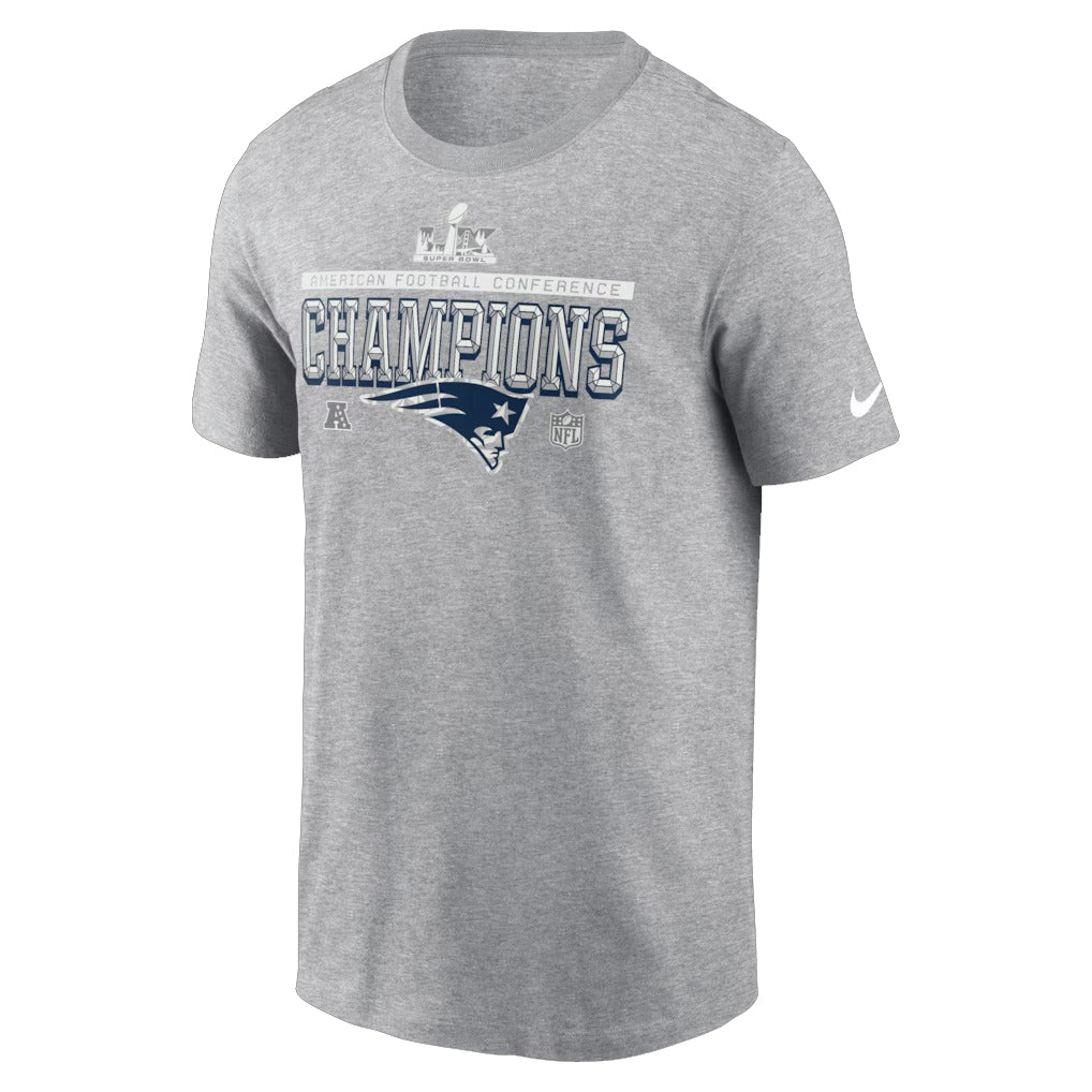 第60回スーパーボウル進出記念 海外取寄 ナイキ ニューイングランド ペイトリオッツ NFL AFC CHAMPIONS LOCKER ROOM TROPHY COLLECTION T-SHIRT