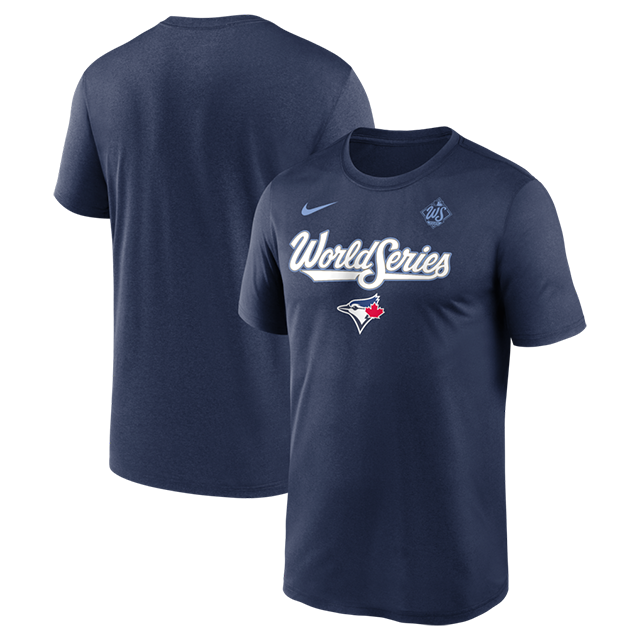 2025 ワールドシリーズモデル 海外取寄 ナイキ Tシャツ トロント ブルージェイズ MLB 2025 WORLD SERIES AUTHENTIC COLLECTION LEGEND DRI-FIT T-SHIRT NAVY