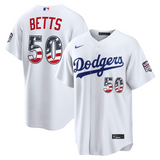 ムーキー ベッツモデル 海外取寄 ナイキ USA 独立記念日 レプリカユニフォーム 2026 MLB 250 FOURTH OF JULY HOME STADIUM JERSEY WHITE
