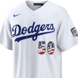 ムーキー ベッツモデル 海外取寄 ナイキ USA 独立記念日 レプリカユニフォーム 2026 MLB 250 FOURTH OF JULY HOME STADIUM JERSEY WHITE