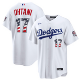 大谷翔平モデル 海外取寄 ナイキ USA 独立記念日 レプリカユニフォーム ロサンゼルス ドジャース 2026 MLB 250 FOURTH OF JULY HOME STADIUM JERSEY WHITE