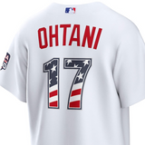 大谷翔平モデル 海外取寄 ナイキ USA 独立記念日 レプリカユニフォーム ロサンゼルス ドジャース 2026 MLB 250 FOURTH OF JULY HOME STADIUM JERSEY WHITE