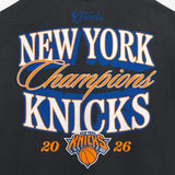 53年振りNBAファイナル優勝 海外取寄 Tシャツ ニューヨーク ニックス 2026 NBA FINALS CHAMPIONS LEGACY HEAVYWIEGHT T-SHIRT BLACK