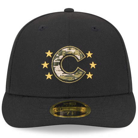 ニューエラ キャップ 海外取寄 LP59FIFTY シカゴ カブス 2024 MLB ARMED FORCES STARS N STRIPES FITTED CAP BLACK NEW ERA CHICAGO CUBS