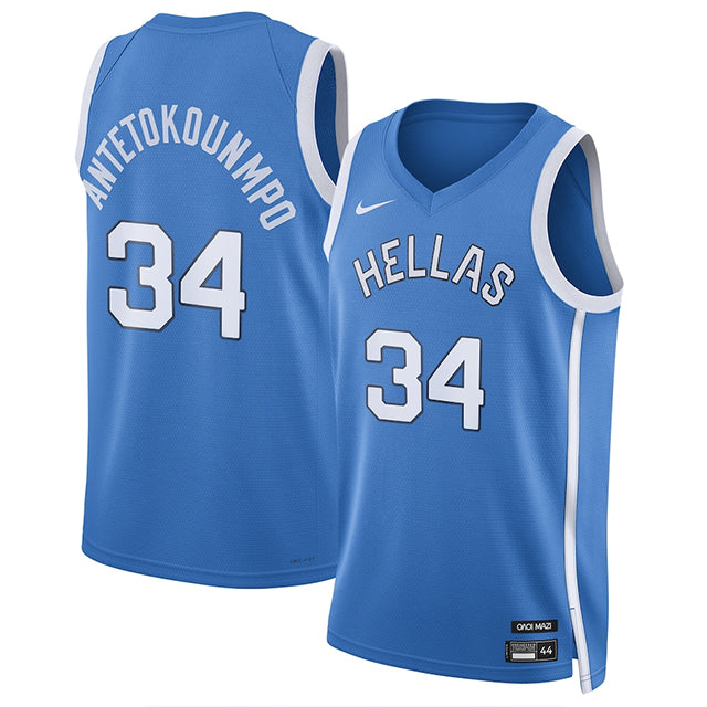 海外取寄 ヤニス アデトクンボモデルモデル ナイキ バスケ GREECE代表 レプリカユニフォーム 2024 GREECE BASKETBALL  SWINGMAN JERSEY BLUE/ 国内外からニューエラをはじめナイキ、クーパーズタウンボールキャップ等を中心に取り扱うベースボールキャップの専門店  ...