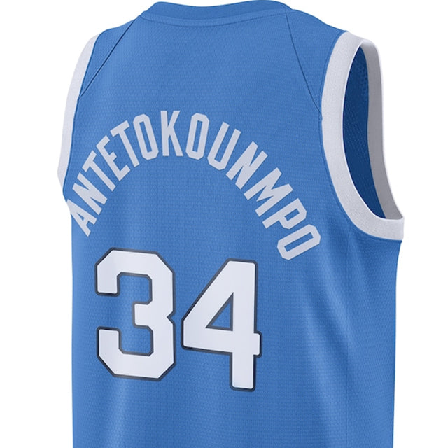 海外取寄 ヤニス アデトクンボモデルモデル ナイキ バスケ GREECE代表 レプリカユニフォーム 2024 GREECE BASKETBALL SWINGMAN JERSEY BLUE