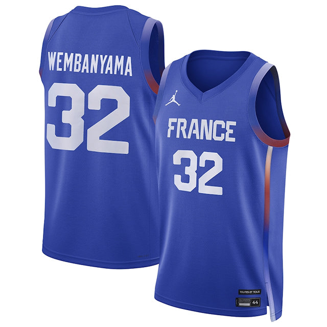 海外取寄 ビクター ウェンバンヤマモデル ジョーダンブランド バスケ FRANCE代表 レプリカユニフォーム 2024 FRANCE  BASKETBALL SWINGMAN JERSEY ROYAL/  国内外からニューエラをはじめナイキ、クーパーズタウンボールキャップ等を中心に取り扱うベースボールキャップの ...