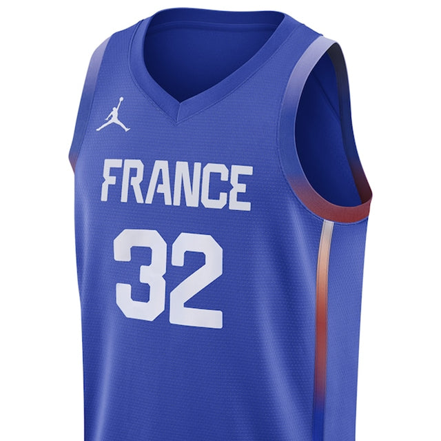 海外取寄 ビクター ウェンバンヤマモデル ジョーダンブランド バスケ FRANCE代表 レプリカユニフォーム 2024 FRANCE BASKETBALL SWINGMAN JERSEY ROYAL