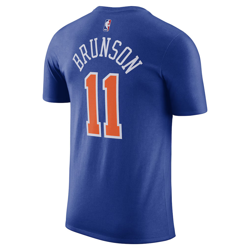 海外取寄 ジェイレン ブランソンモデル ナイキ Tシャツ ニューヨーク ニックス NBA ICON EDITION NAME&NUMBER T-SHIRT