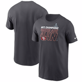 ナイキ サンフランシスコ 49ERS 海外取寄 NFL 2023 AFC CHAMPION LOCKER ROOM TROPHY COLLECTION T-SHIRT