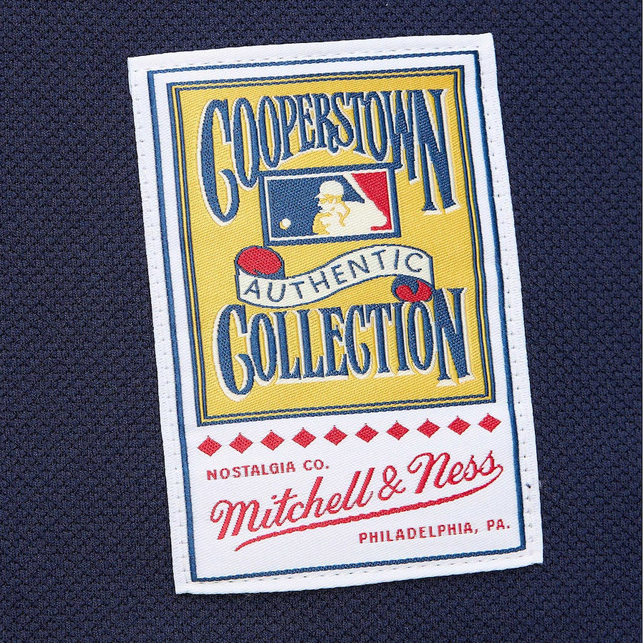 イチローモデル 海外取寄 ミッチェルアンドネス シアトル マリナーズ COOPERSTOWN MESH BATTING PRACTICE JERSEY NAVY