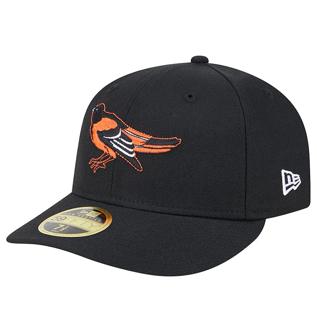 海外取寄 ニューエラ LP 59FIFTY カーペット カンパニー ボルチモア オリオールズ MLB LOW-CROWN FITTED CAP BLACK